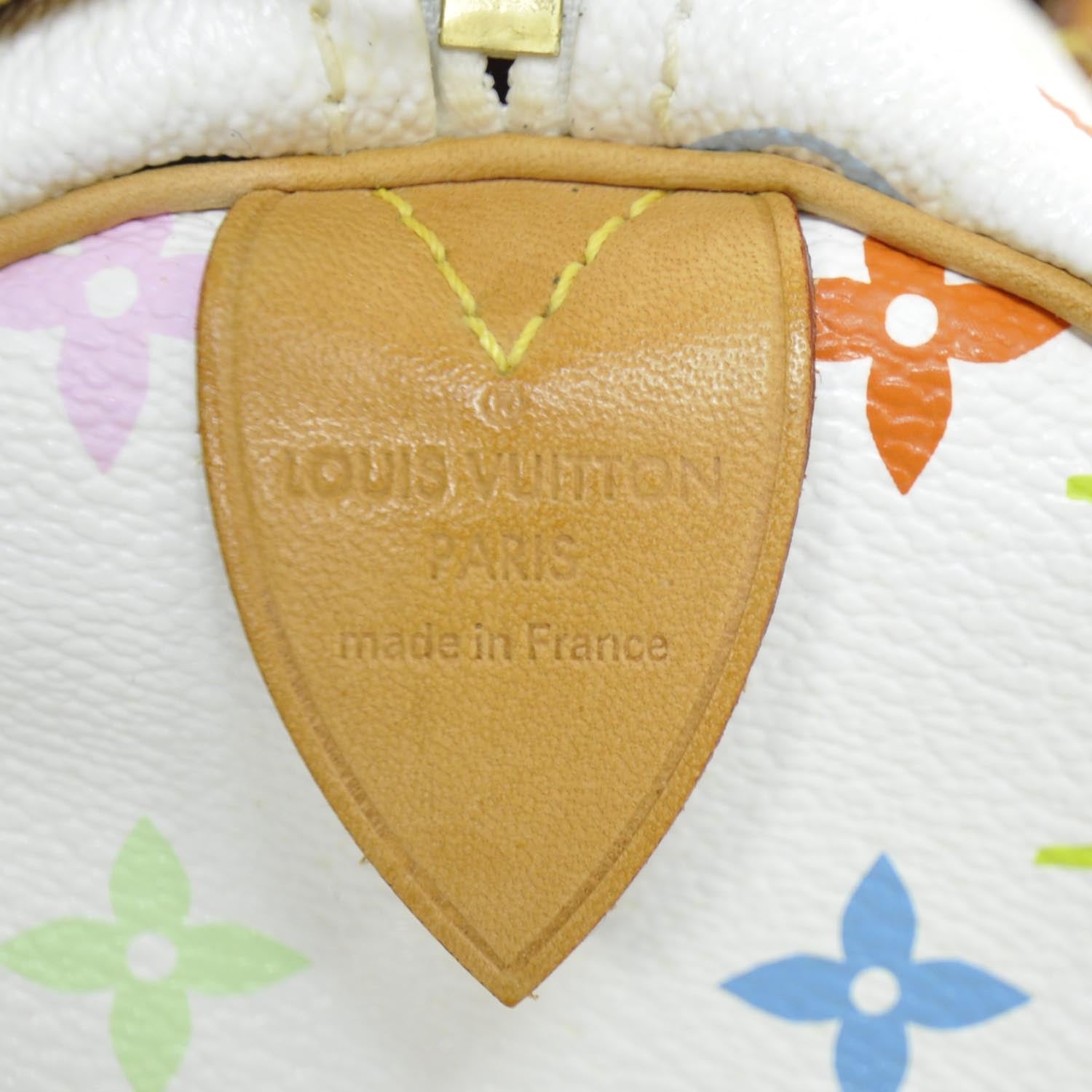 Louis Vuitton Monogram Multicolor Speedy 30 White 7 of 9