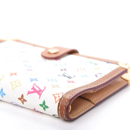 Louis Vuitton Monogram Multicolor Small Ring Agenda Cover White 7 of 9