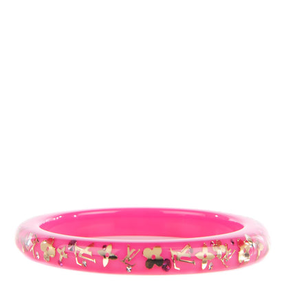 Louis Vuitton Resin Swarovski PM Inclusion Bracelet M Rose Pop 1 of 3