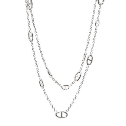 Hermes Sterling Silver Farandole Necklace 160 1 of 5