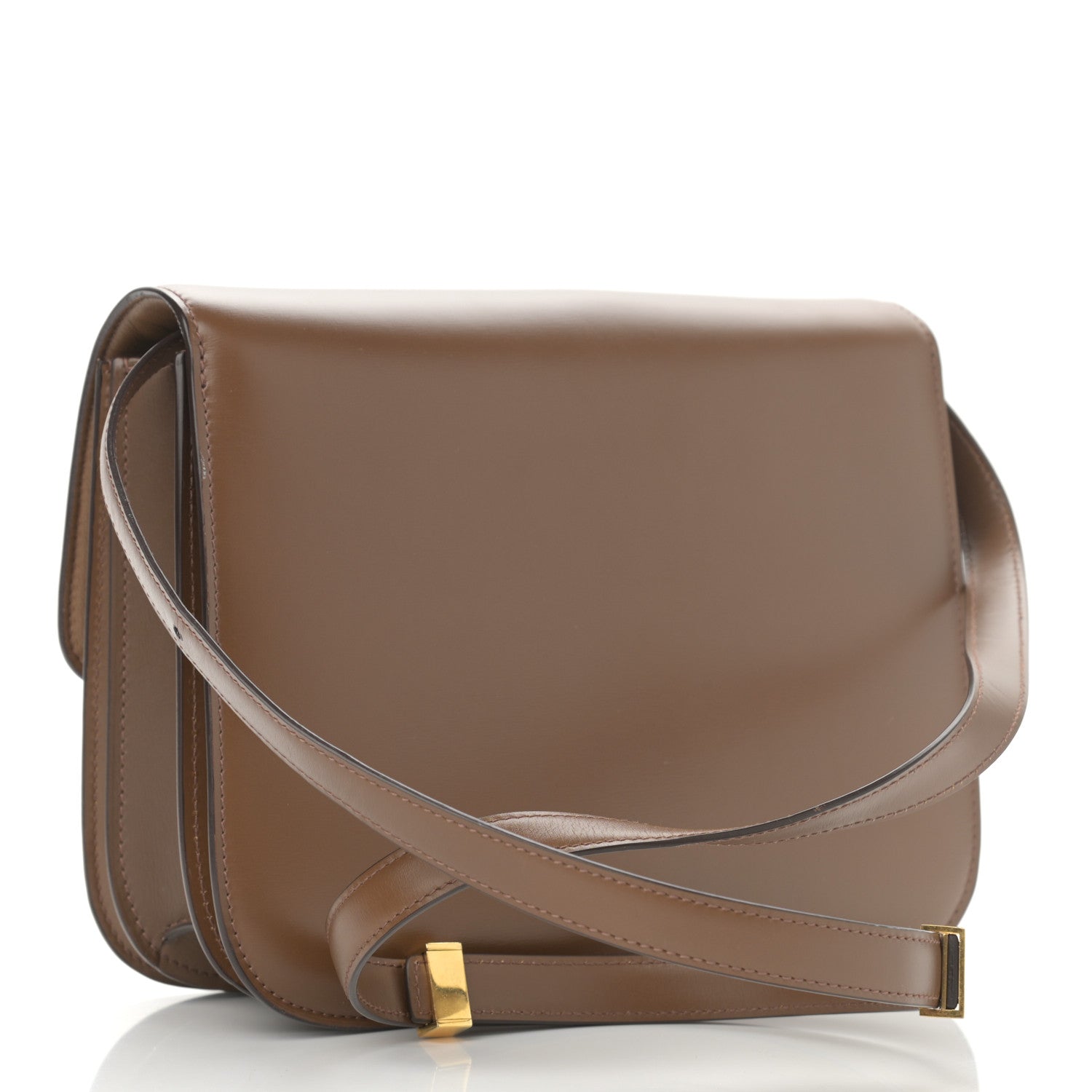 Celine Box Calfskin Medium Classic Box Flap Bag Camel 2 of 11