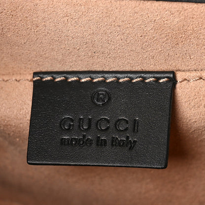 Gucci Guccissima Small Padlock Shoulder Bag Black 6 of 9
