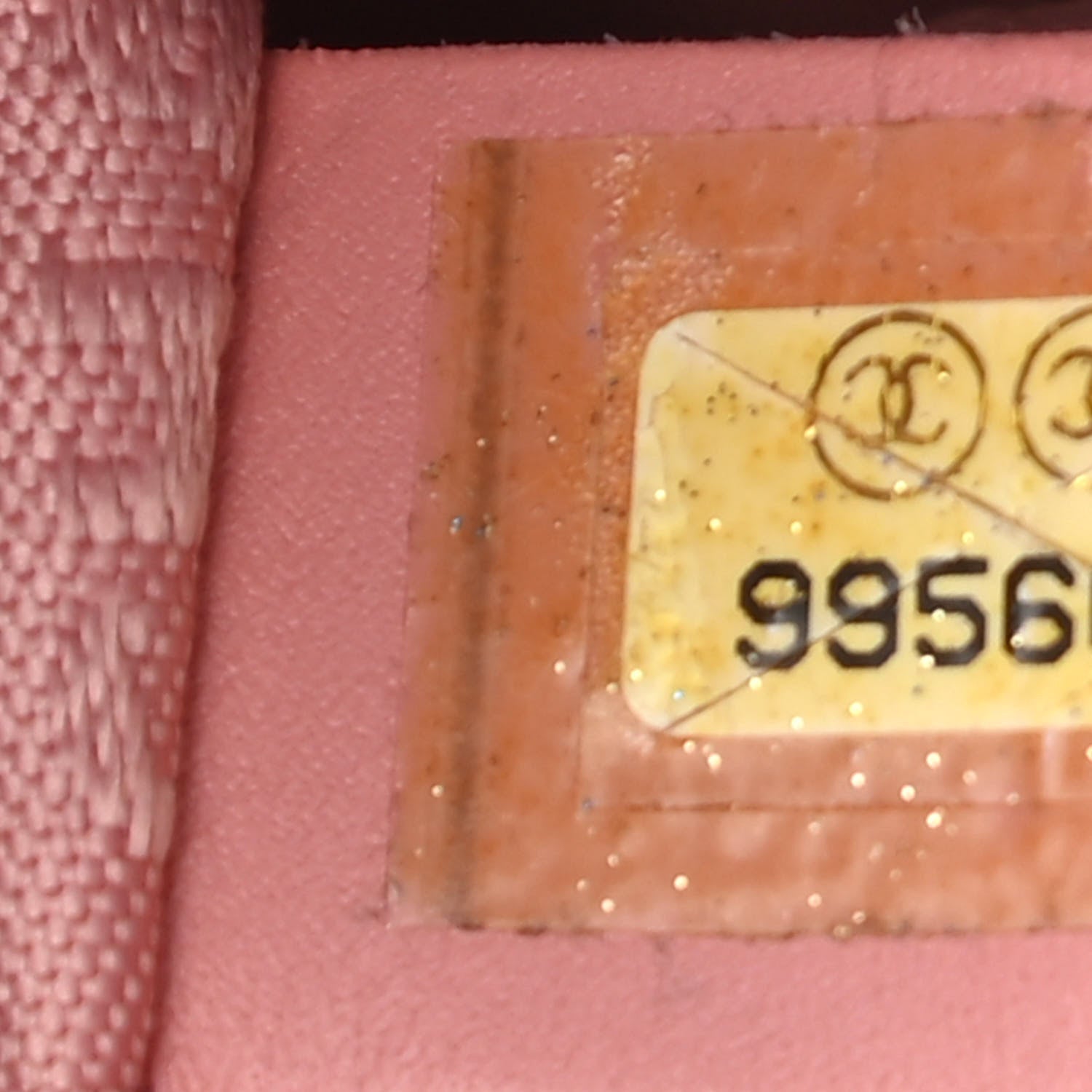 Chanel Caviar Square Stitched Bowler Pink 6 of 9