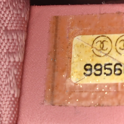 Chanel Caviar Square Stitched Bowler Pink 6 of 9