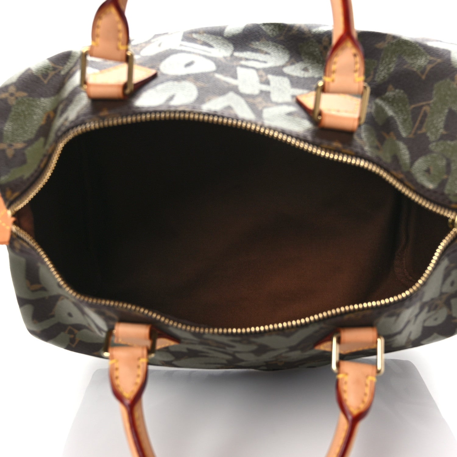 Louis Vuitton Monogram Graffiti Speedy 30 Kaki 5 of 9