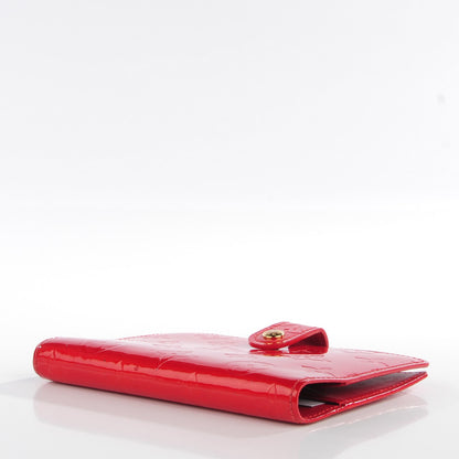 Louis Vuitton Vernis Small Ring Agenda Cover Rouge 4 of 7