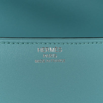Hermes Veau Tadelakt Cherche Midi 18 Bleu Atoll 6 of 11