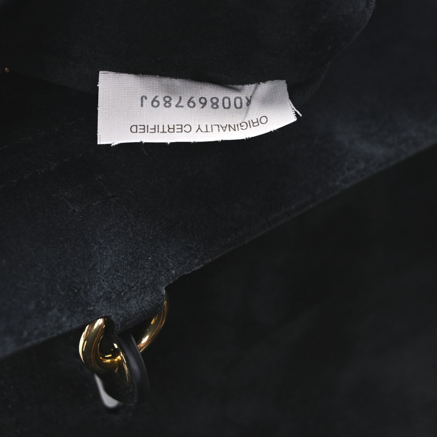 Silky Calfskin Small Ciao Ciao Black