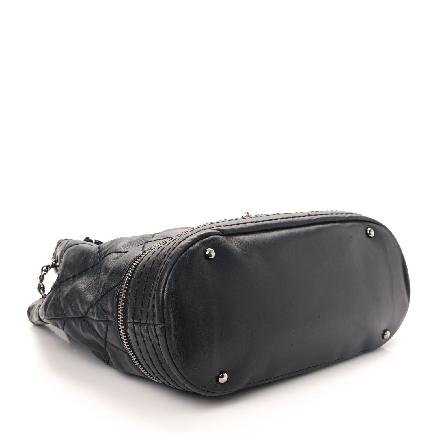 Chanel Lambskin Expandable Tote Black 4 of 9
