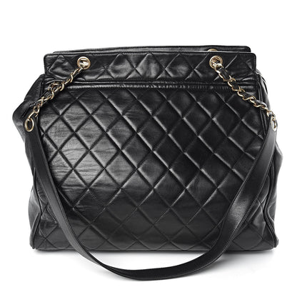 Chanel Lambskin Quilted Shoulder Bag Black 1 of 12