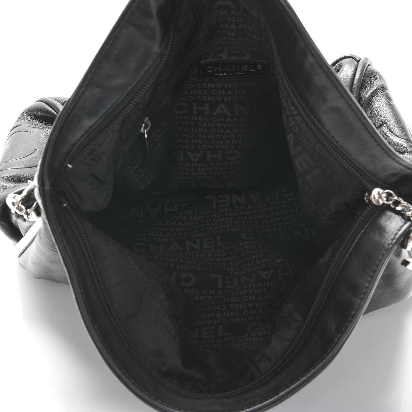 Lambskin Large Ultimate Soft Tote Black