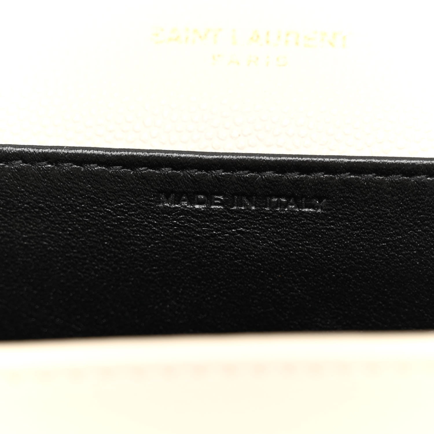 Saint Laurent SAINT LAURENT Grain De Poudre Monogram Uptown Chain Wallet Crema Soft 8 of 12