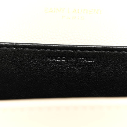Saint Laurent SAINT LAURENT Grain De Poudre Monogram Uptown Chain Wallet Crema Soft 8 of 12