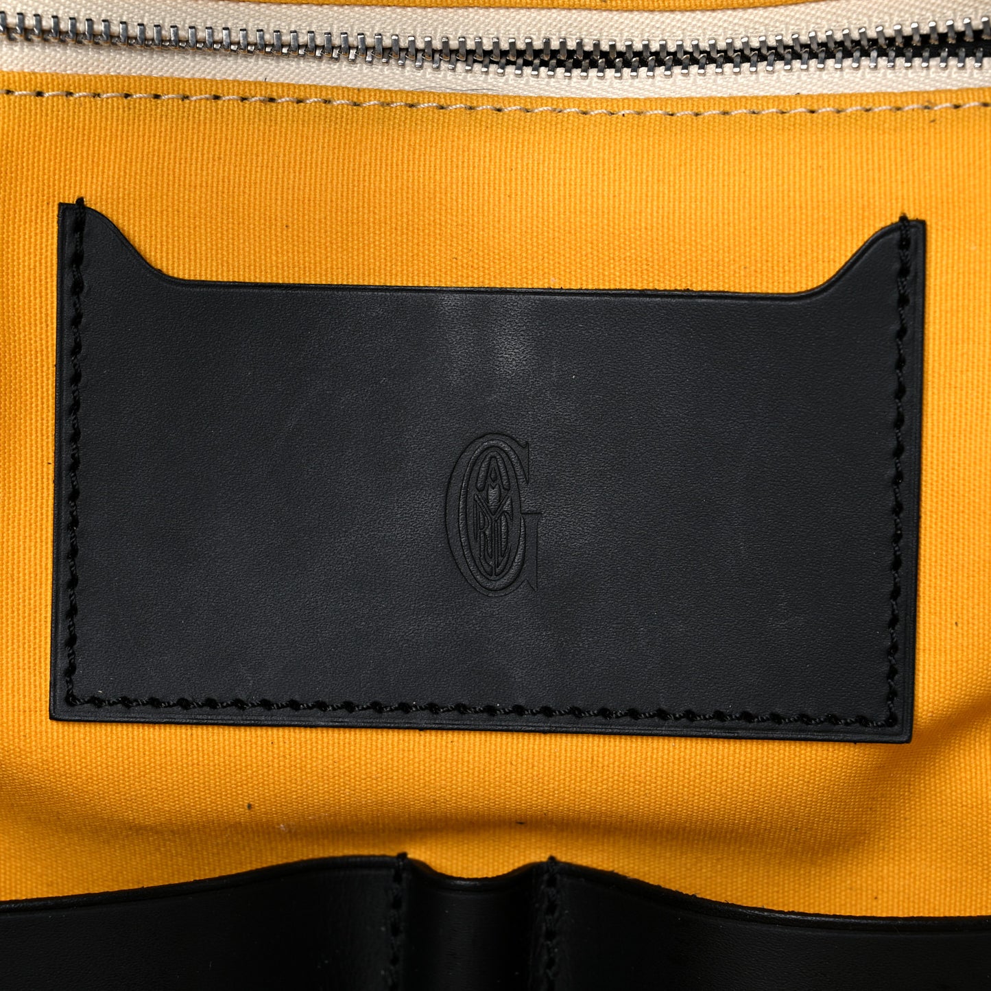 Goyardine Calfskin Alpin MM Backpack Black