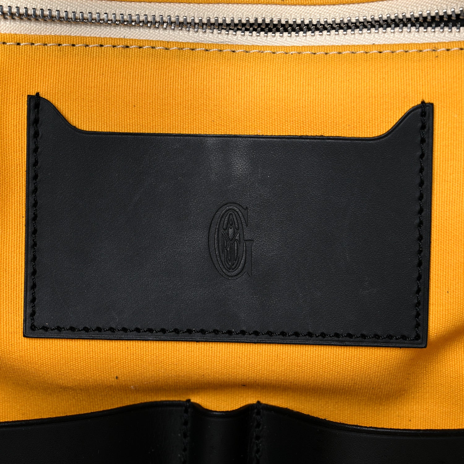 Goyard Goyardine Calfskin Alpin MM Backpack Black 6 of 21