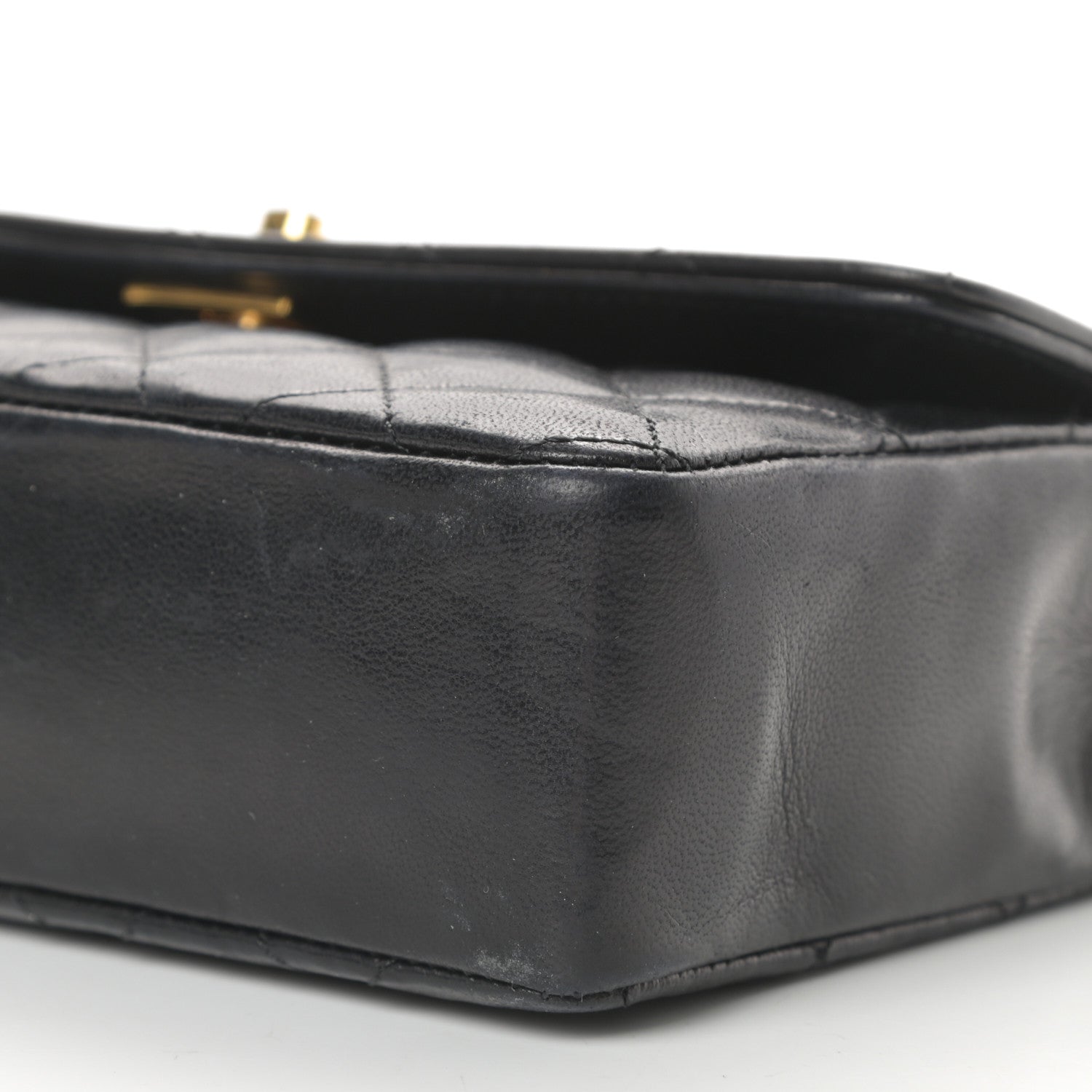 Chanel Lambskin Quilted Mini Rectangular Flap Black 7 of 17