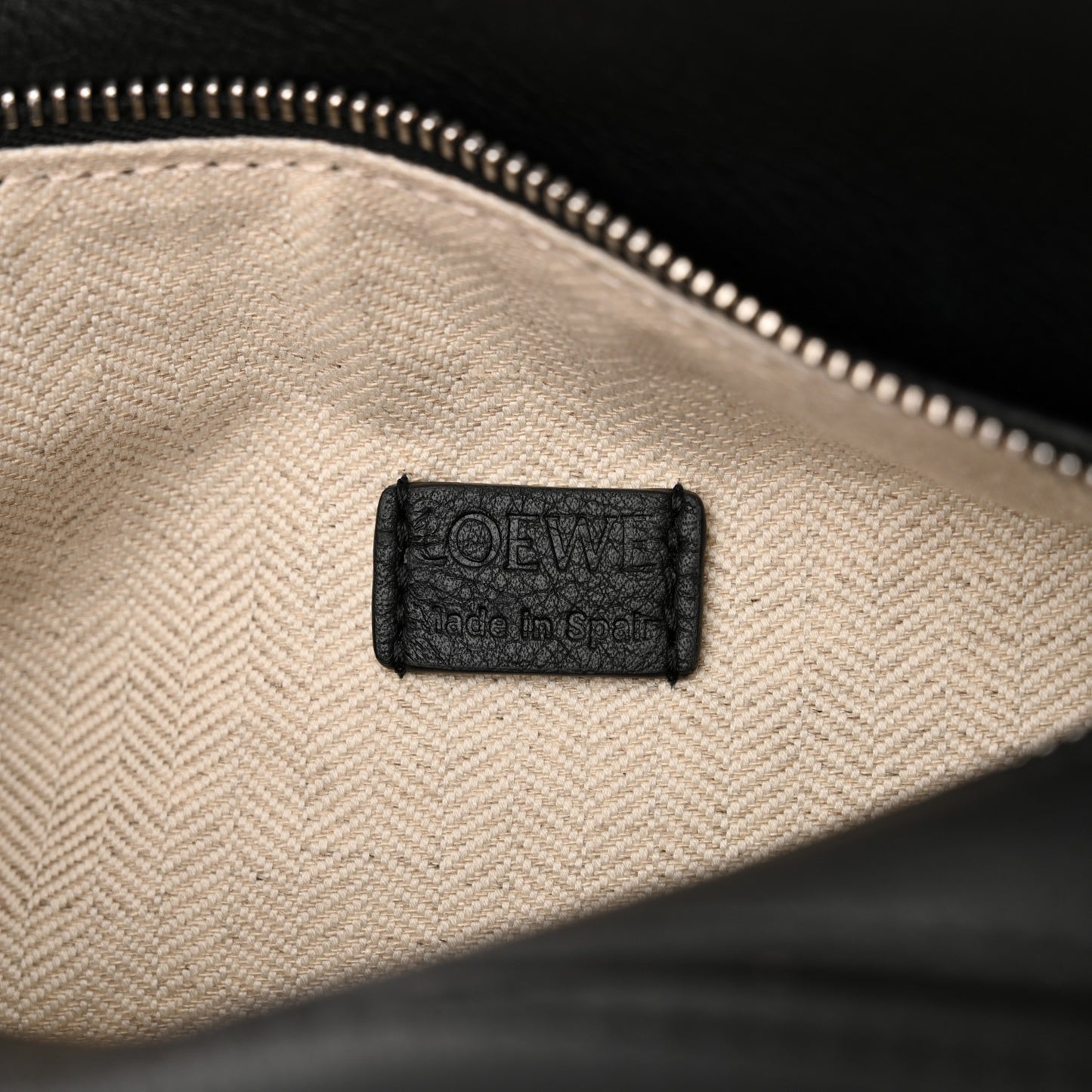 Calfskin Mini Puzzle Bag Black