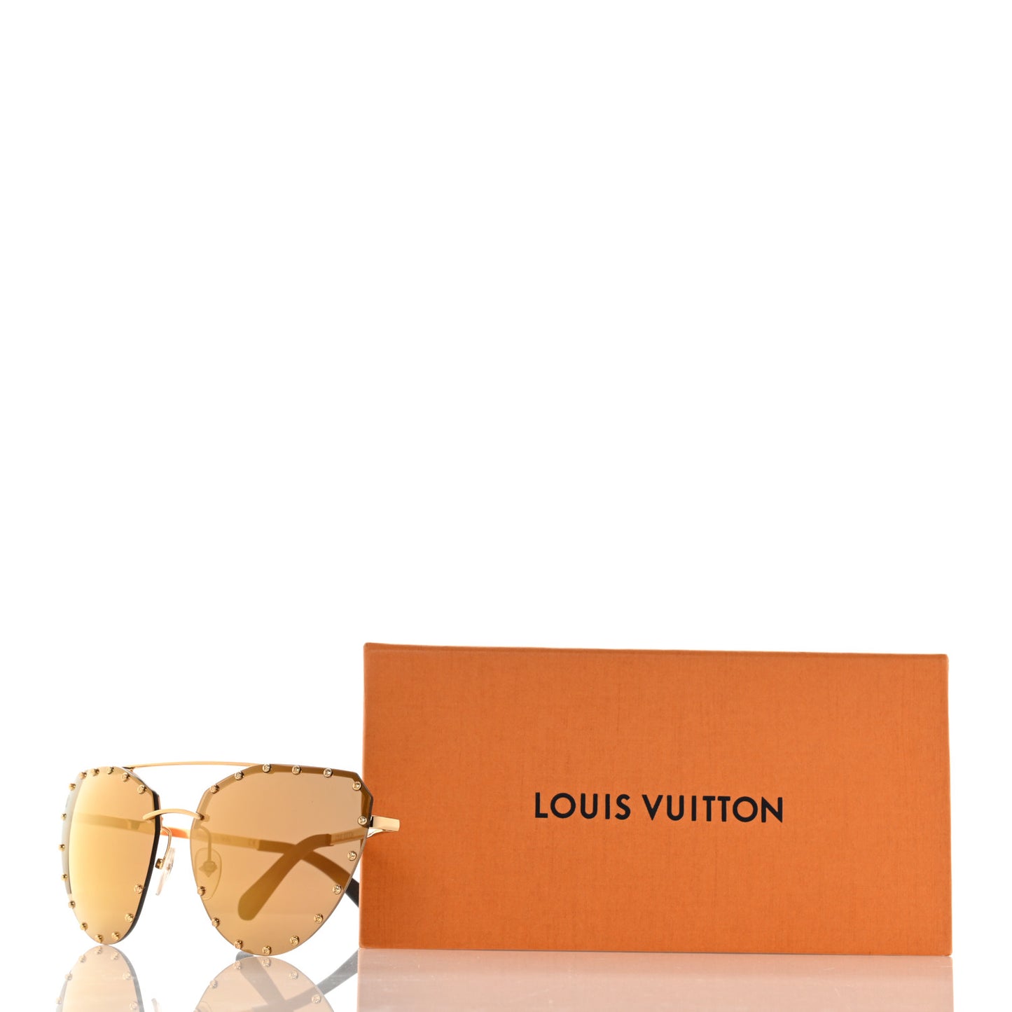 The Party Aviator Gradient Sunglasses Z0983E Brown