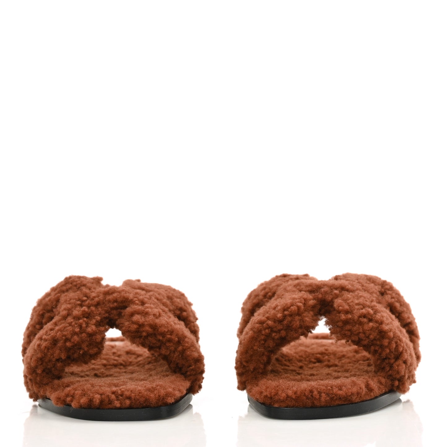 Woolskin Oran Sandals 36 Cognac