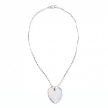 Gucci Sterling Silver Heart Tag Necklace 3 of 5