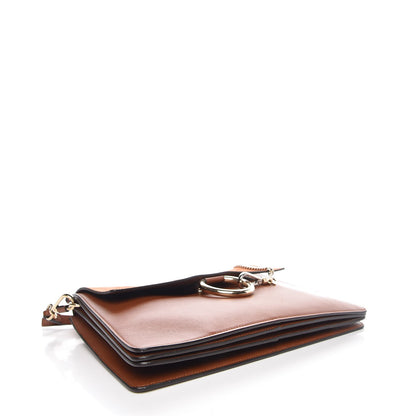 Chloe Suede Calfskin Medium Faye Shoulder Bag Tobacco 4 of 12