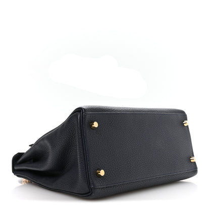 Hermes Togo Kelly Retourne 28 Bleu Nuit 4 of 10
