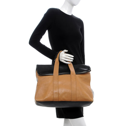 3.1 Phillip Lim 3.1 Calfskin 31 Hour Bag Black Nude 2 of 17
