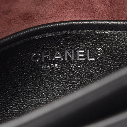 Chanel Calfskin Quilted Jungle Stroll Messenger Bag Black 6 of 8