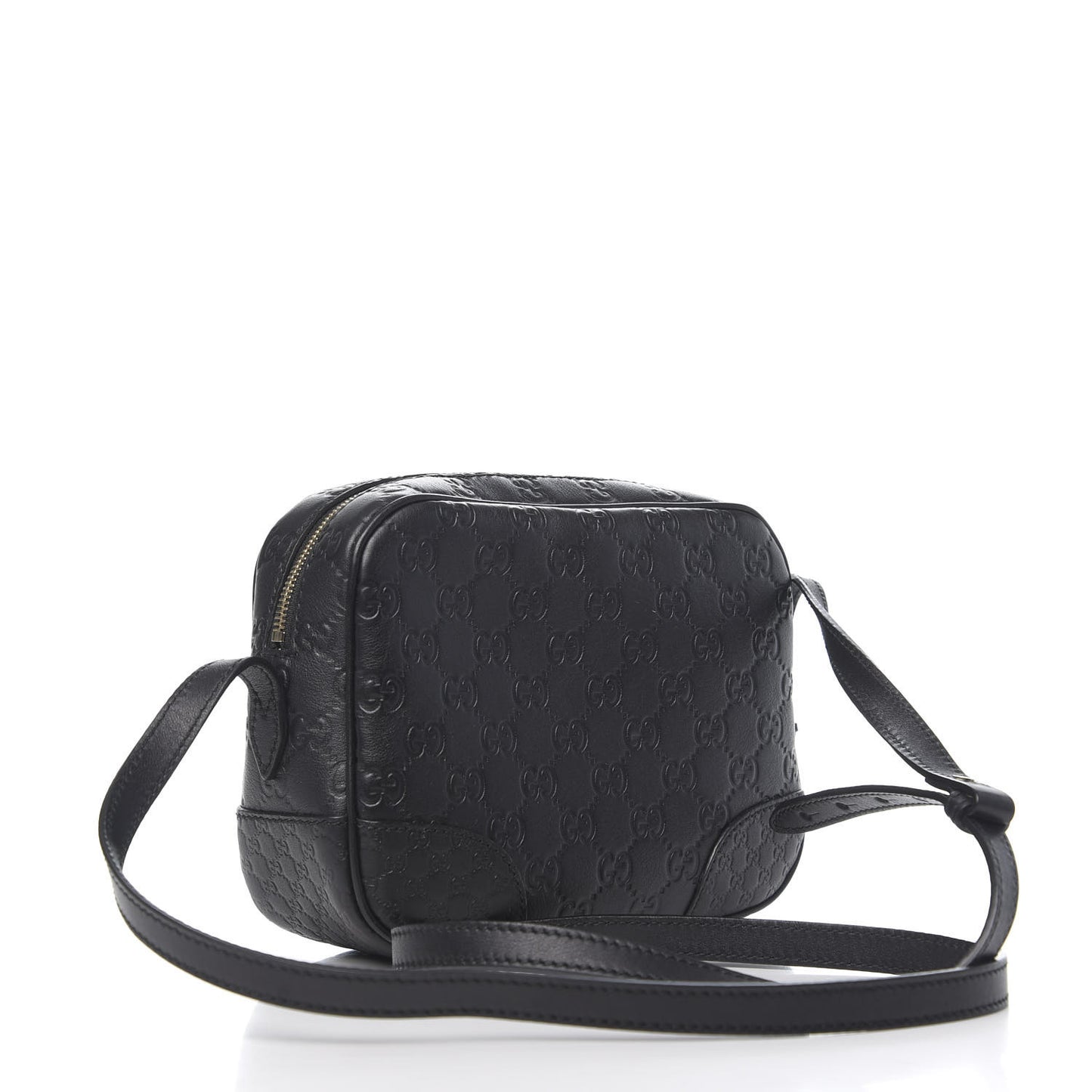 Guccissima Mini Bree Messenger Bag Black