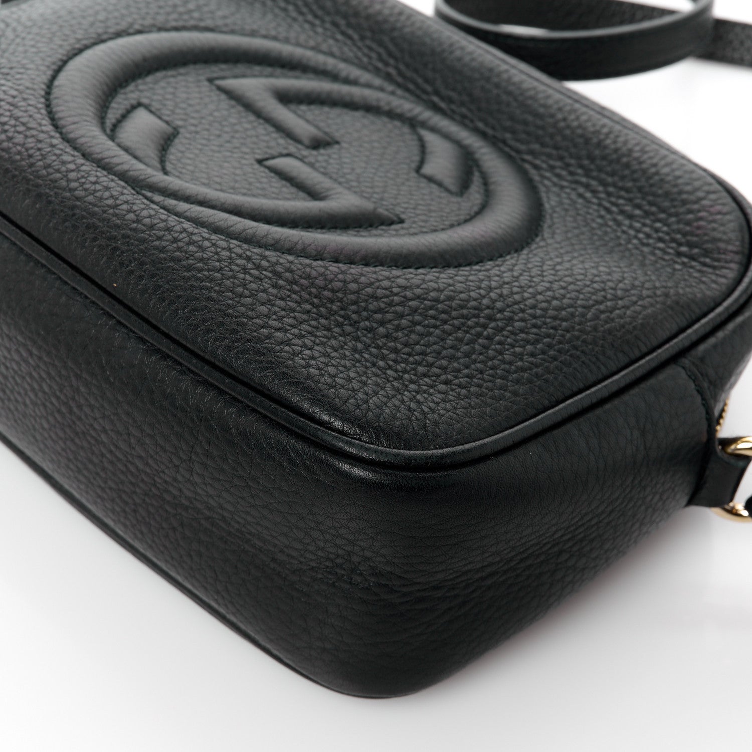 Gucci Pebbled Calfskin Small Soho Disco Bag Black 14 of 17