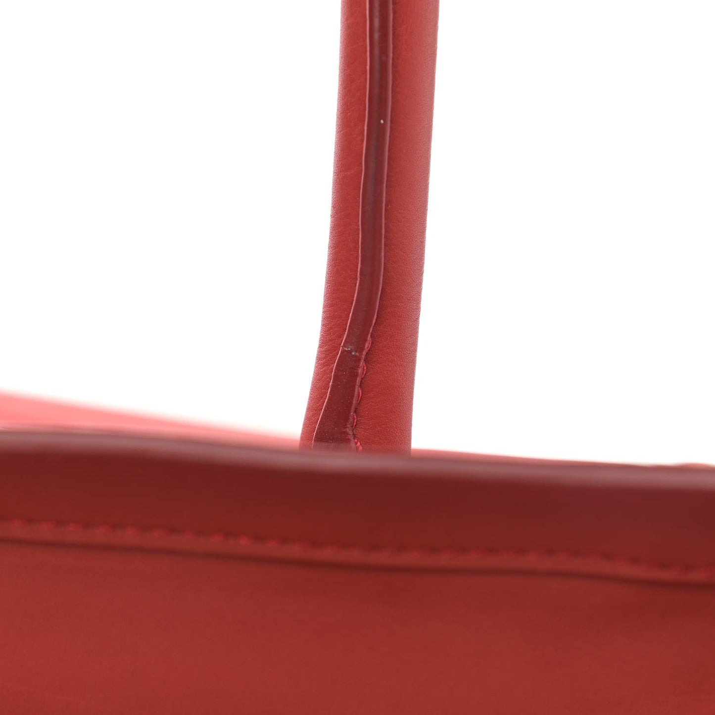 Smooth Calfskin Mini Luggage Red