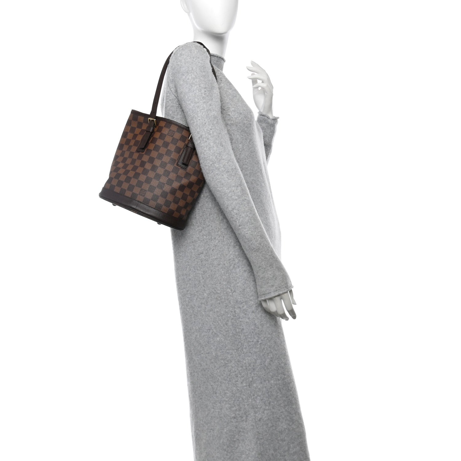 Louis Vuitton Damier Ebene Marais Bucket 23 2 of 11