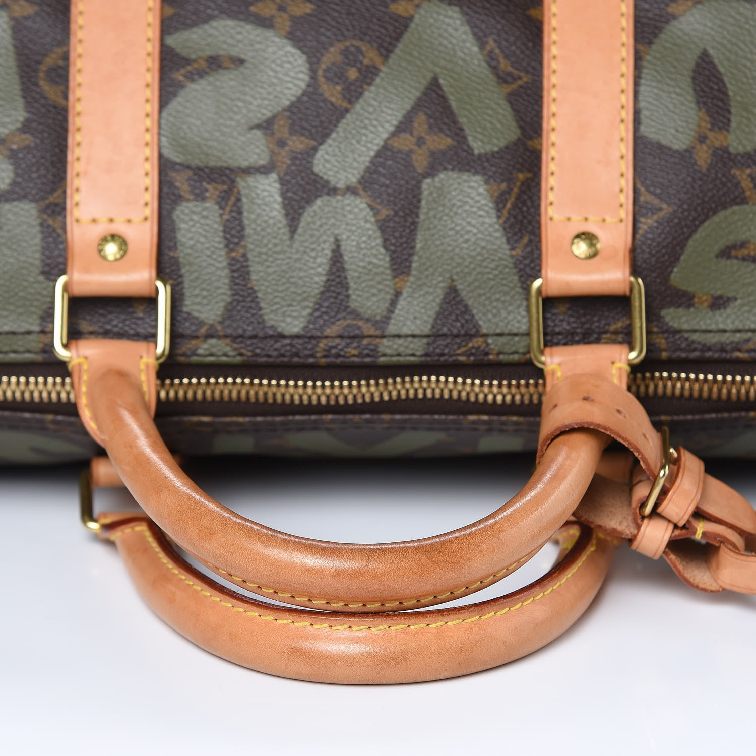 Louis Vuitton Graffiti Keepall 50 Kaki 14 of 16