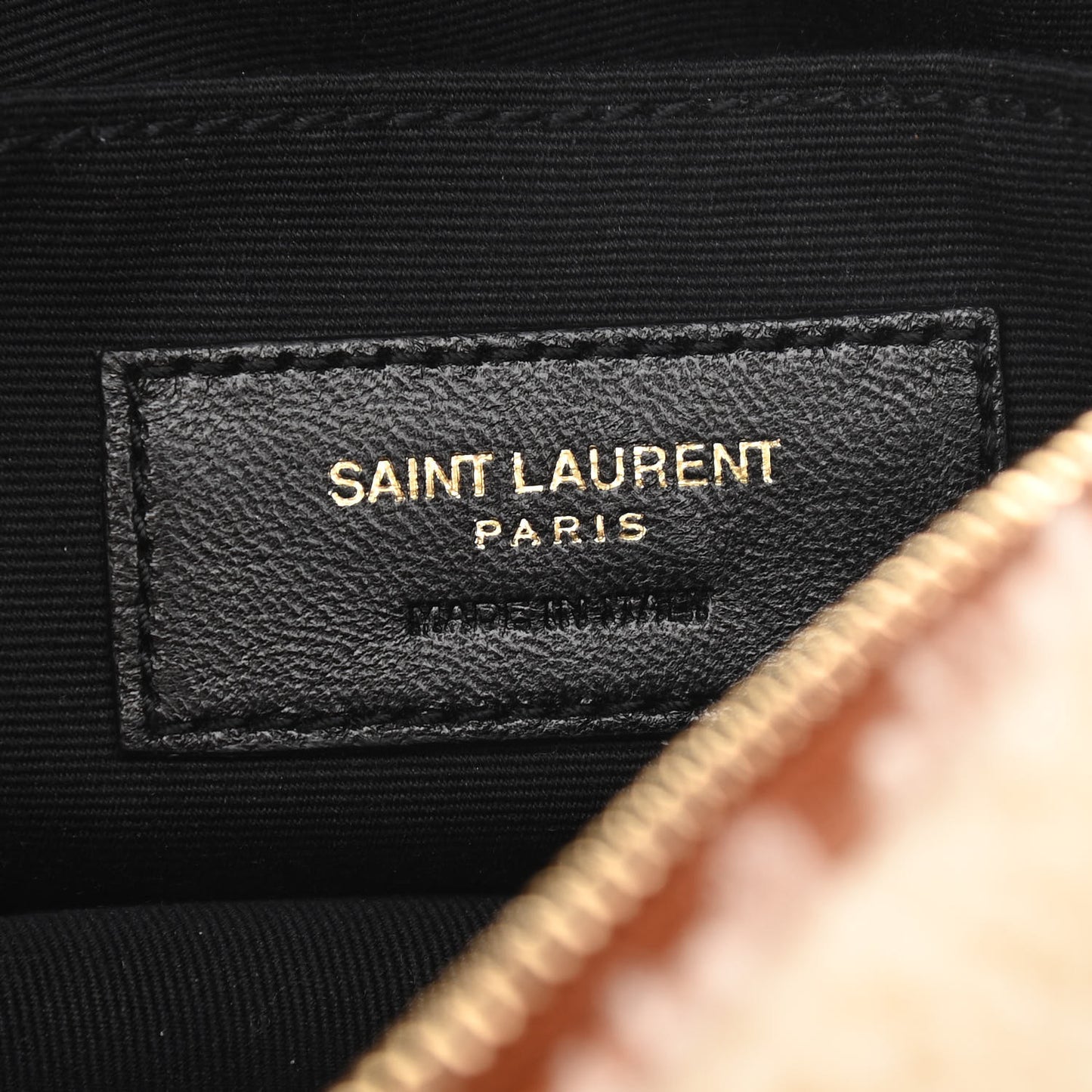 Shearling Monogram Lou Belt Bag Beige