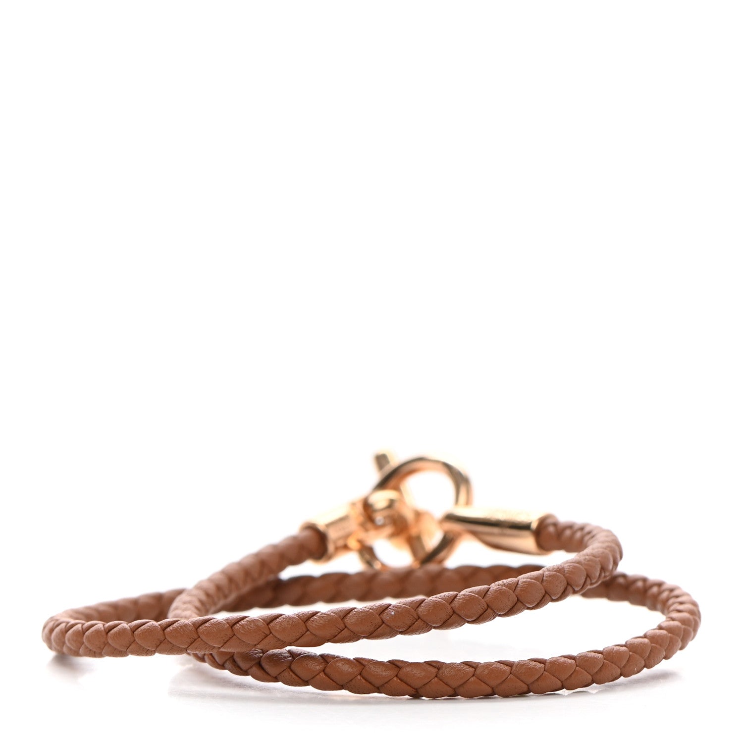 Hermes Swift Double Tour Glenan Bracelet T1 Gold 3 of 5