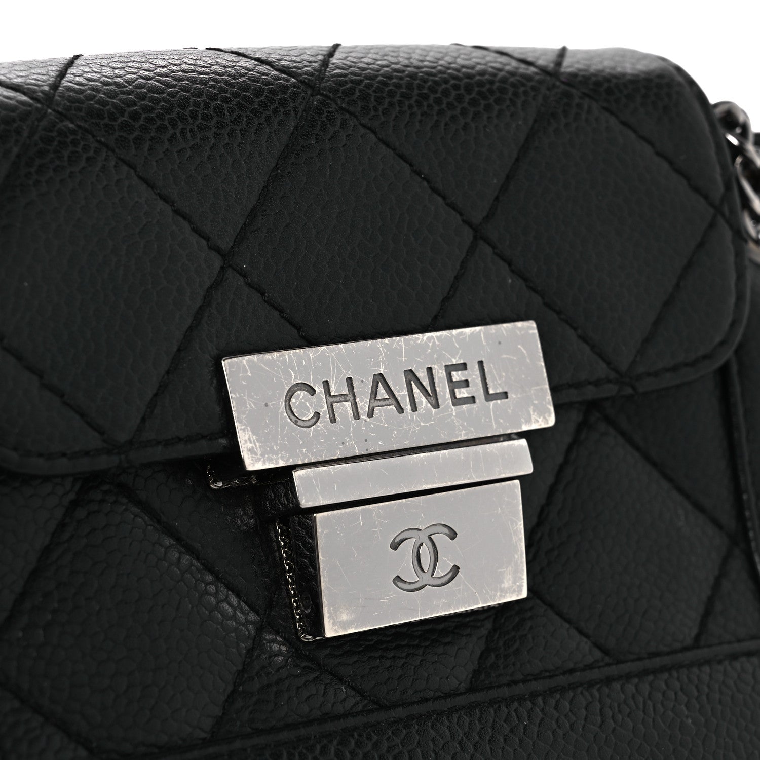 Chanel Caviar Quilted Mini Accordion Flap Black 11 of 12