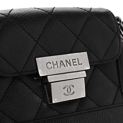 Chanel Caviar Quilted Mini Accordion Flap Black 11 of 12