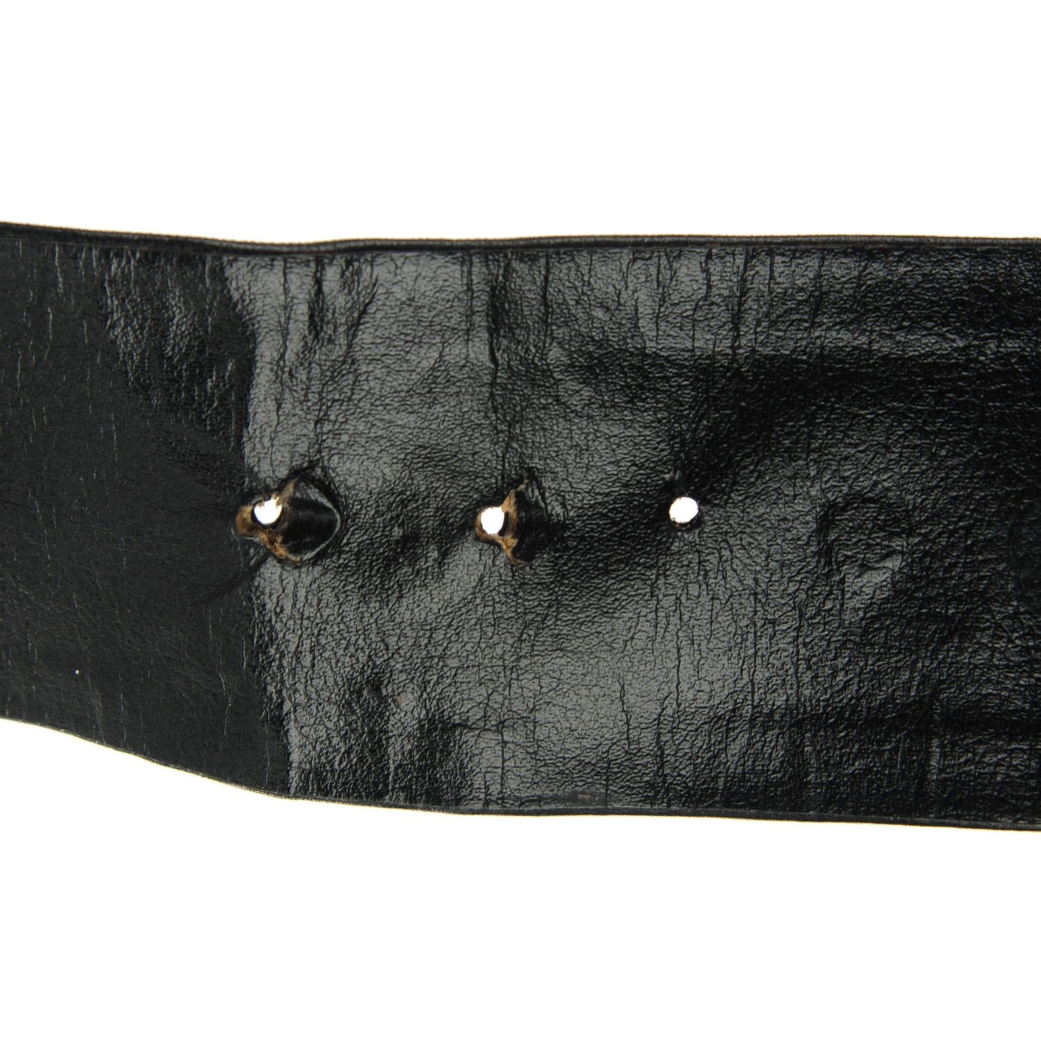 Chanel Lambskin Medallion Belt 30 75 Gold Black 4 of 5