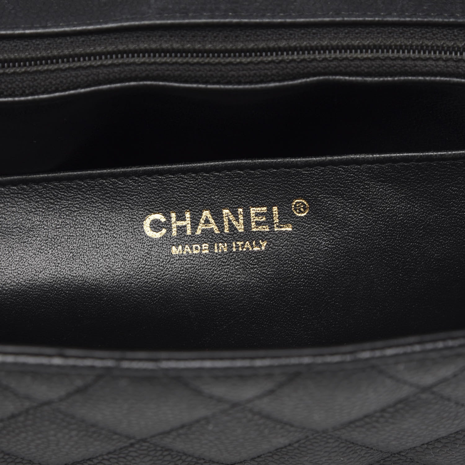 Chanel Caviar Quilted Jumbo Single Flap Black 6 of 16