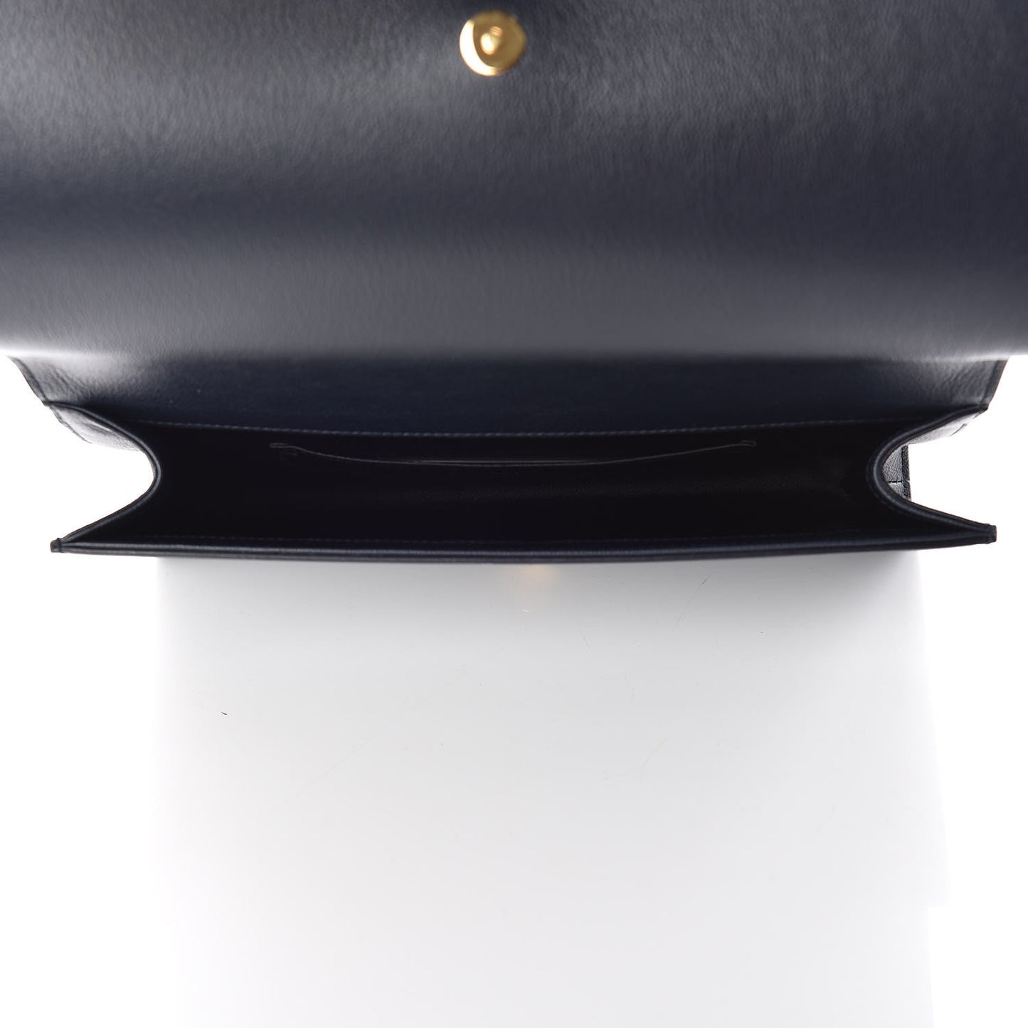 Calfskin Monogram Large Belle De Jour Clutch Navy
