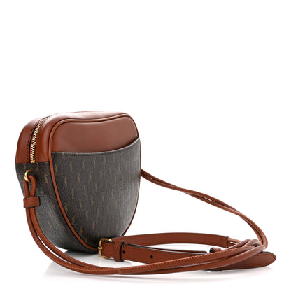 Saint Laurent Canvas Smooth Calfskin Le Monogramme Coeur Crossbody Chestnut 3 of 10