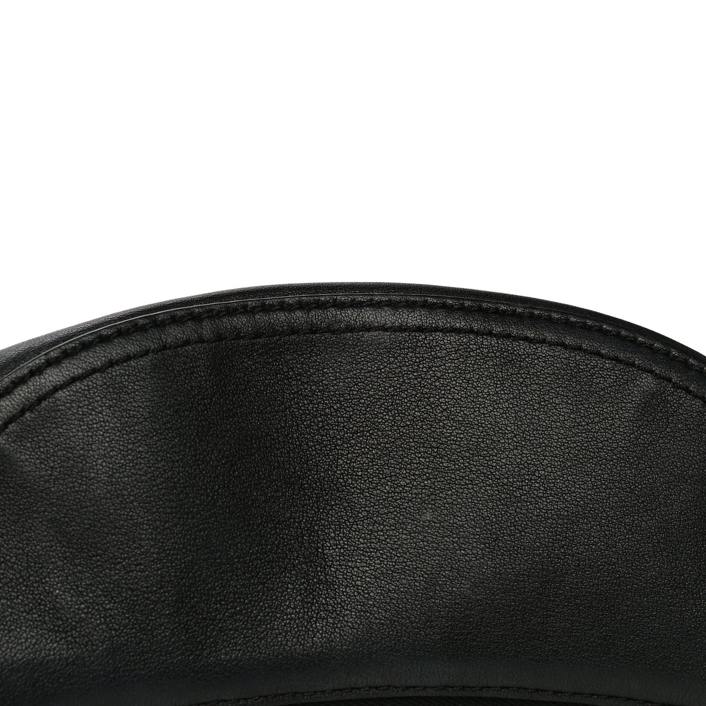 Calfskin Chain Ace Belt Bag Black