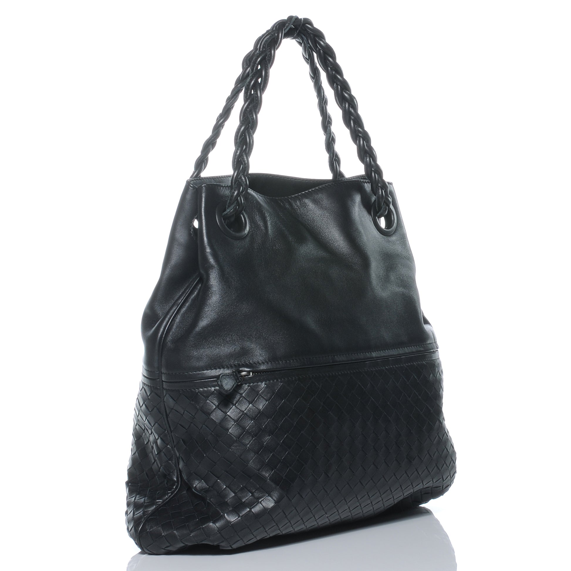 Bottega Veneta Nappa Intrecciato Leather Julie Nero Black 3 of 8