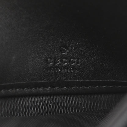 Gucci Suede Patent Web Ophidia Wallet On Chain Black 5 of 10