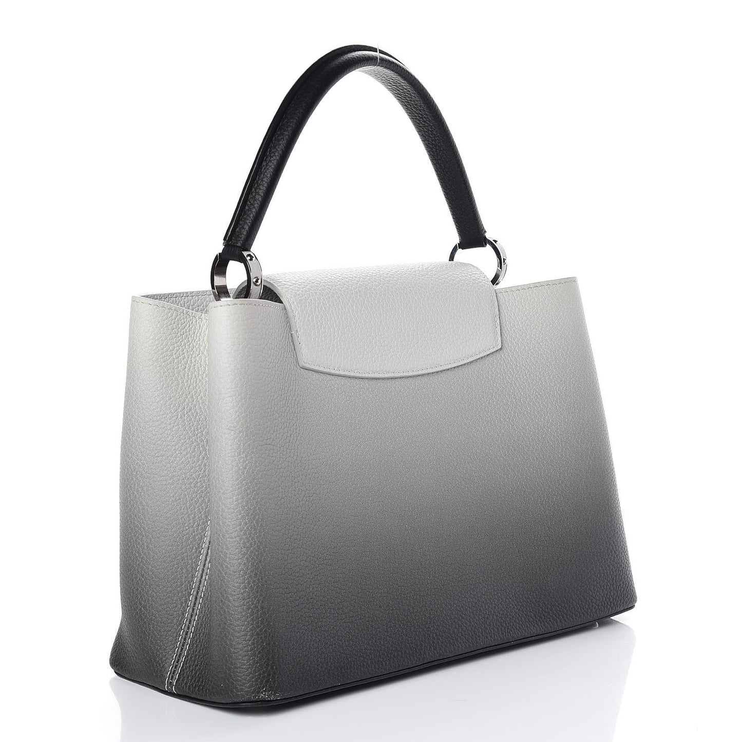 Taurillon Capucines MM Cloudy Black
