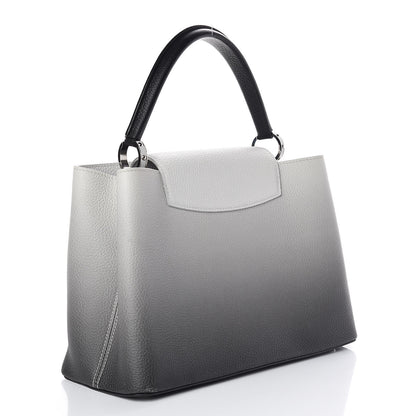 Louis Vuitton Taurillon Capucines MM Cloudy Black 3 of 13