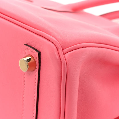 Hermes Swift Birkin 25 Rose Azalee 12 of 12