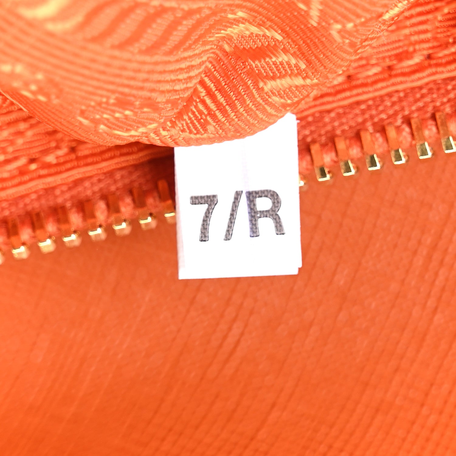 Prada Tessuto Nylon Saffiano Crossbody Bag Papaya 7 of 10
