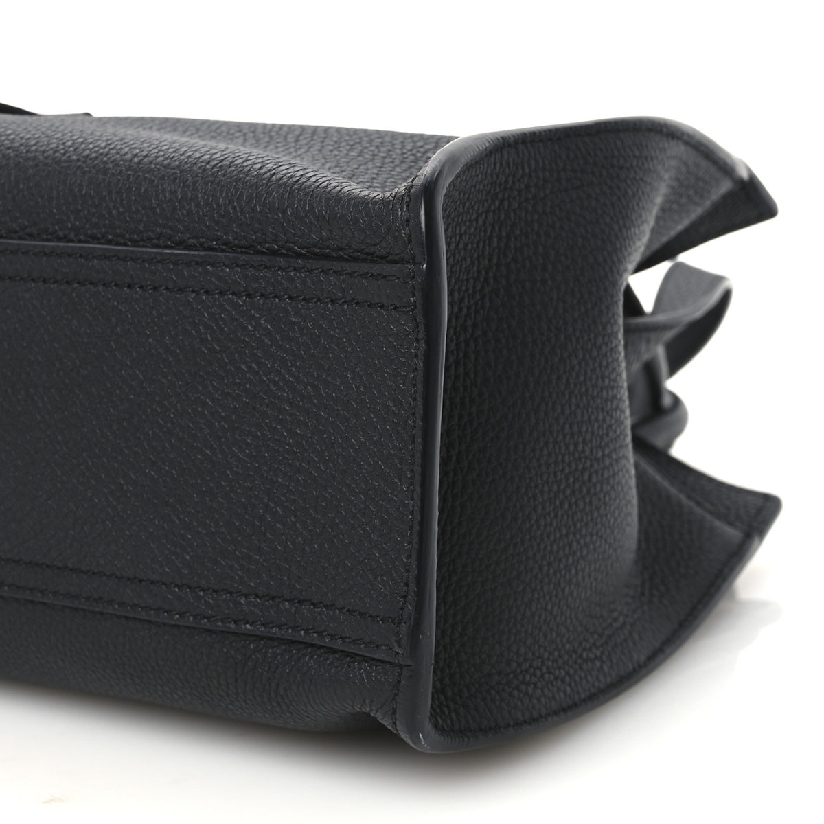 Soft Calfskin Small Jackie Top Handle Bag Black