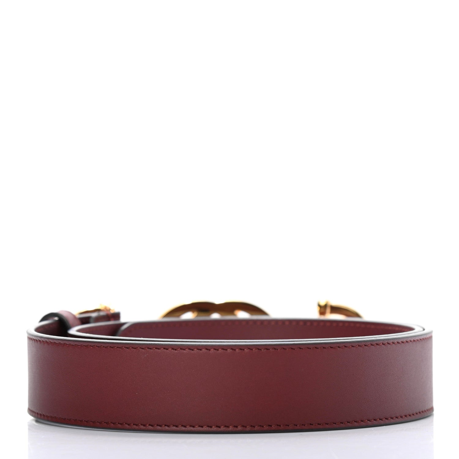 Gucci Calfskin Zumi 30mm Belt 75 30 Vintage Bordeaux 2 of 6